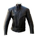 Giacca In Pelle Ixs Modello Chiodo Con Protezioni Sui Gomiti Matt Black