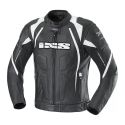 Giacca In Pelle Ixs Darren Nero Bianco