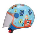 Casco Jet Da Bambino Bhr 713 Robot
