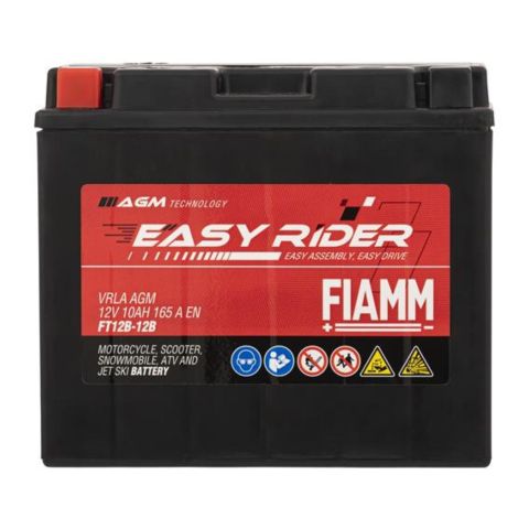Batteria Fiamm Agm Ft12b-12b - Yt12b-bs 12v. 10 Ah.