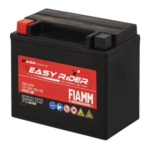 Batteria Fiamm Agm Ftx12-12b - Ytx12-bs 12v. 10 Ah.