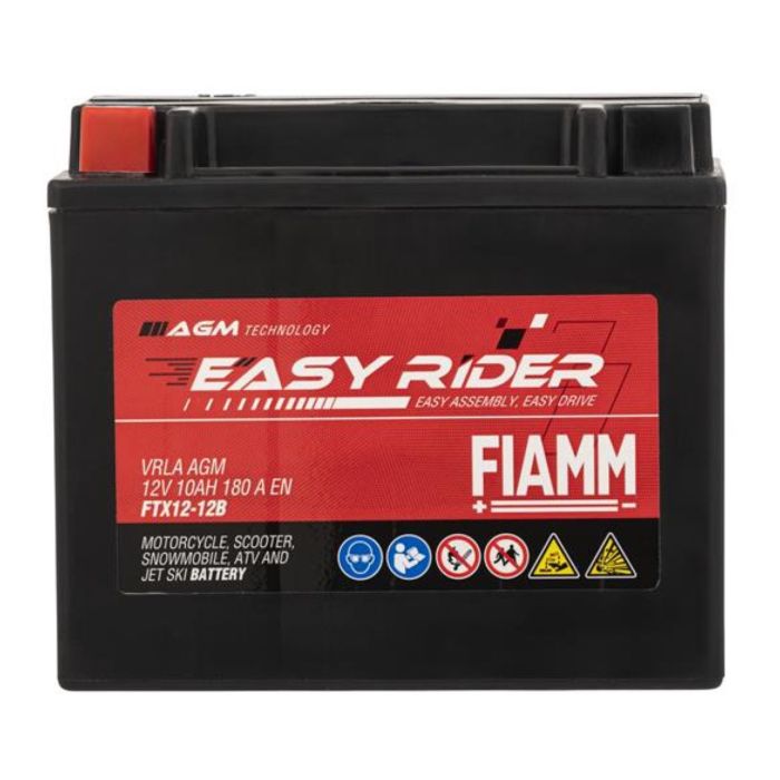 Batteria Fiamm Agm Ftx12-12b - Ytx12-bs 12v. 10 Ah.