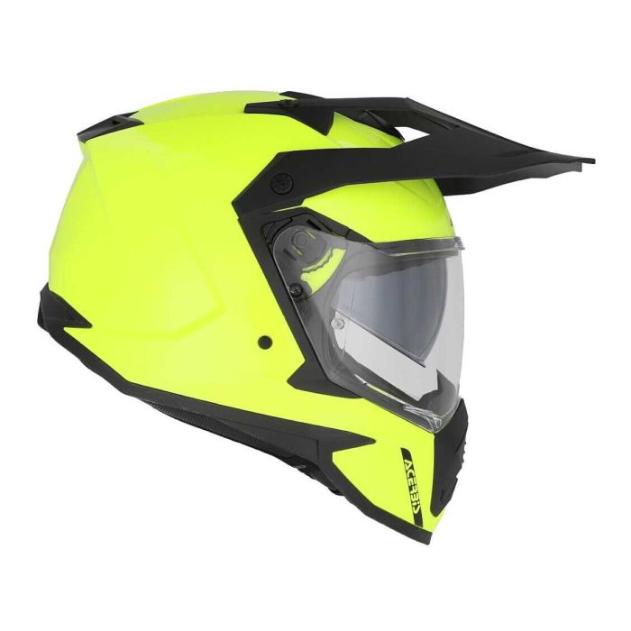 Casco Enduro Acerbis Assault Mono Giallo Fluo