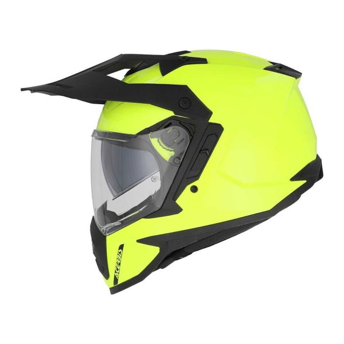 Casco Enduro Acerbis Assault Mono Giallo Fluo