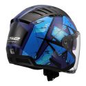 Casco Jet Ls2 Of600 Copter Ii Kanji Blue