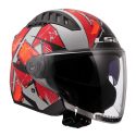 Casco Jet Ls2 Of600 Copter Ii Kanji Light Grey
