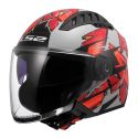 Casco Jet Ls2 Of600 Copter Ii Kanji Light Grey