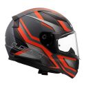 Casco Integrale Ls2 Ff353 Rapid Ii Flitz Orange Grey
