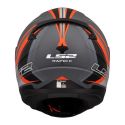Casco Integrale Ls2 Ff353 Rapid Ii Flitz Orange Grey