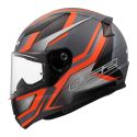 Casco Integrale Ls2 Ff353 Rapid Ii Flitz Orange Grey