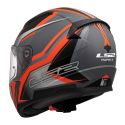 Casco Integrale Ls2 Ff353 Rapid Ii Flitz Orange Grey