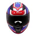 Casco Integrale Ls2 Ff353 Rapid Ii Flitz White Blue Red