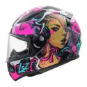 Casco Integrale Ls2 Ff353 Rapid Ii Cyberg Purple Cyan
