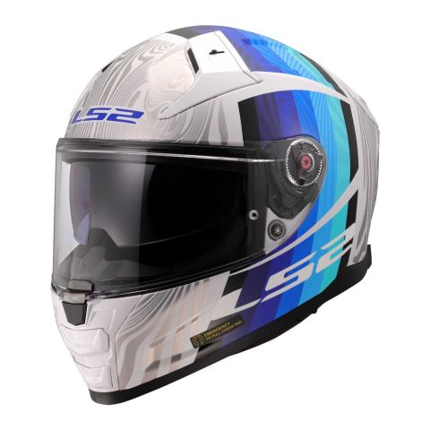 Casco Integrale Ls2 Ff811 Vector II Freedom White Silver