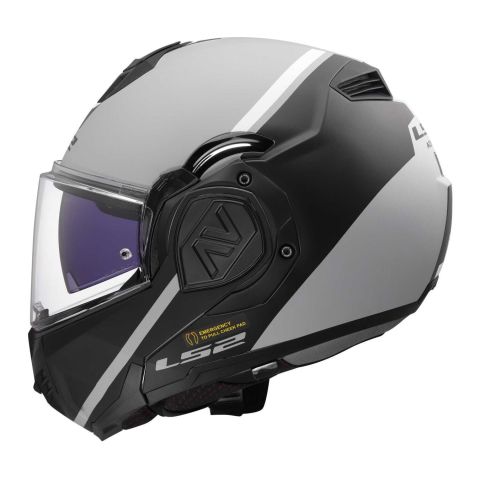 Casco Ribaltabile Ls2 Ff906 Advant Swipe Grey Black