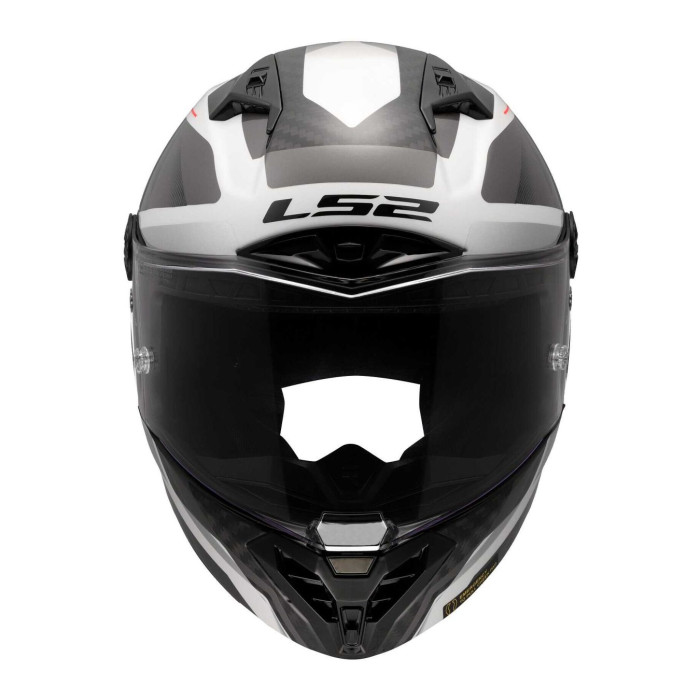 Casco Integrale Ls2 Ff805 Thunder Gp Aero Raute White Grey
