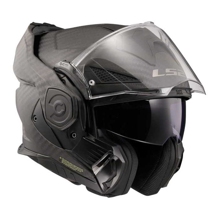 Casco Ribaltabile Ls2 Ff901 Advant X Solid Matt Carbon