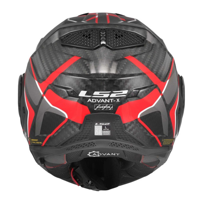 Casco Ribaltabile Ls2 Ff901 Advant X Carbon Future II Red