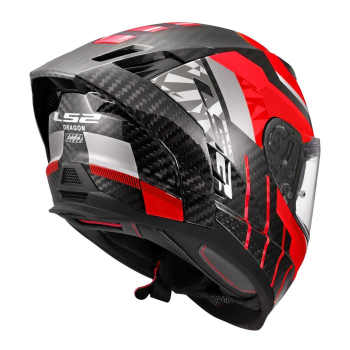 Casco Integrale Ls2 Ff807 Dragon Trax Red
