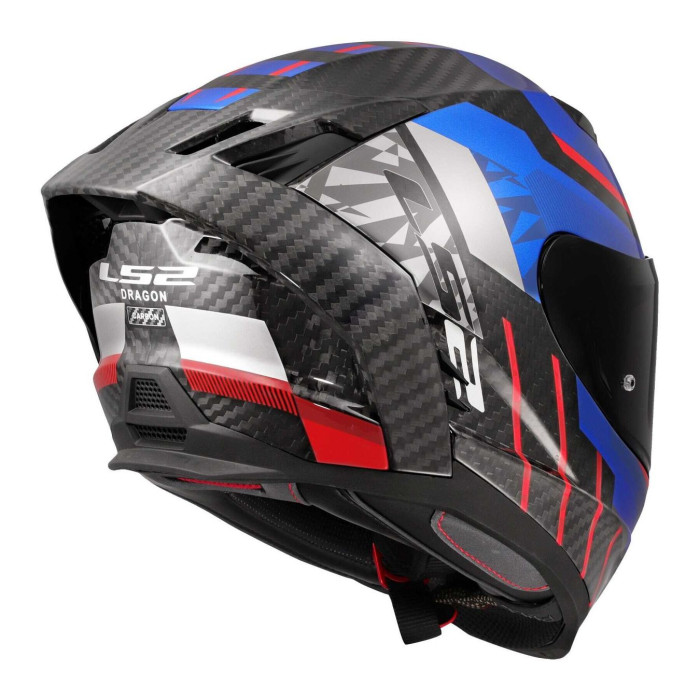 Casco Integrale Ls2 Ff807 Dragon Trax Blue Red