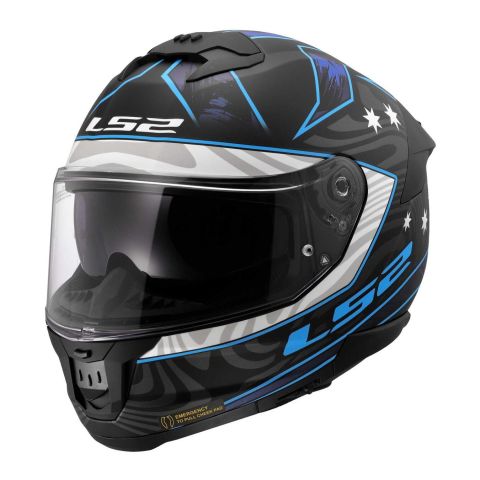 Casco Integrale Ls2 Ff808 Stream IIGaldam Matt Black Blue