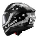 Casco Integrale Ls2 Ff808 Stream II Galdam Black White