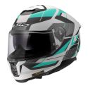 Casco Integrale Ls2 Ff808 Stream II Road Cyan Light Grey