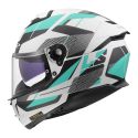 Casco Integrale Ls2 Ff808 Stream II Road Cyan Light Grey