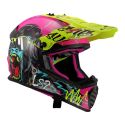 Casco Off Road Ls2 Mx437 Fast II Mini Gorilla Purple