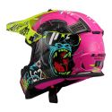 Casco Off Road Ls2 Mx437 Fast II Mini Gorilla Purple