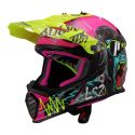 Casco Off Road Ls2 Mx437 Fast II Mini Gorilla Purple