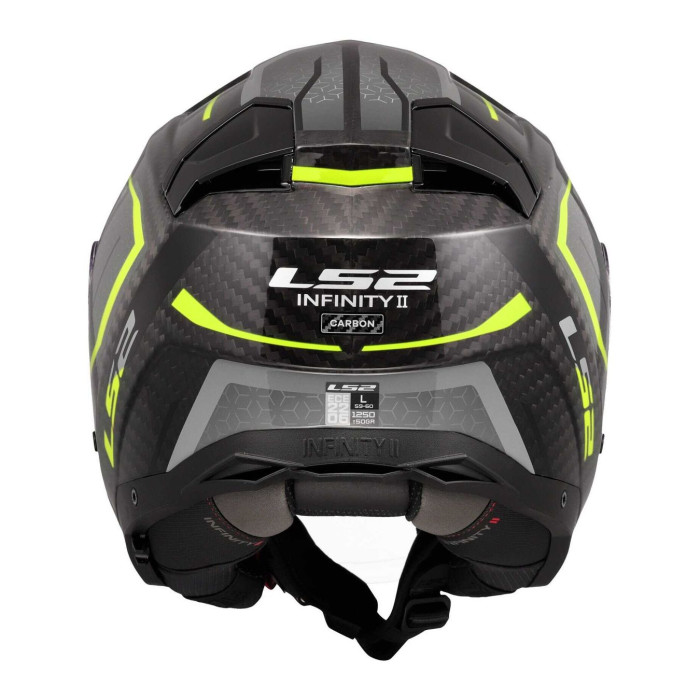 Casco Jet Ls2 Of603 Infinity II Carbon Urus H-v Yellow
