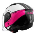Casco Ls2 Of616 Airflow Ii Cover 06 White Pink