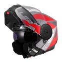Casco Modulare Ls2 Ff902 Scope II Oxyd Grey Red