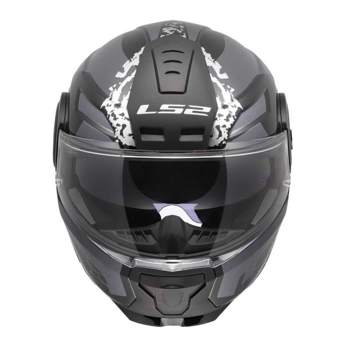 Casco Modulare Ls2 Ff902 Scope II Oxyd Black Titanium