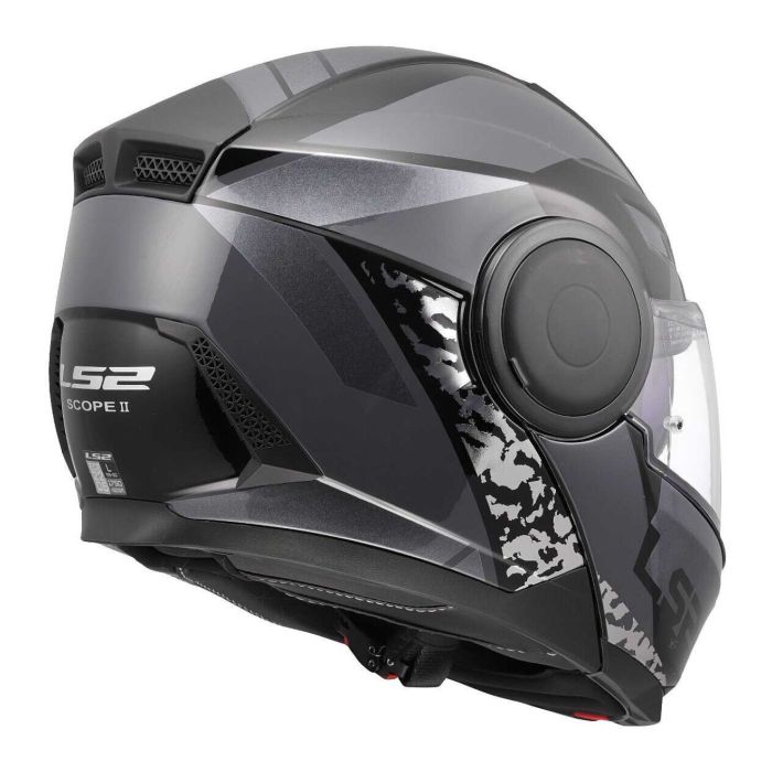 Casco Modulare Ls2 Ff902 Scope II Oxyd Black Titanium