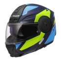 Casco Modulare Ls2 Ff902 Scope II Duria Blue H-v Yellow