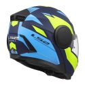 Casco Modulare Ls2 Ff902 Scope II Duria Blue H-v Yellow