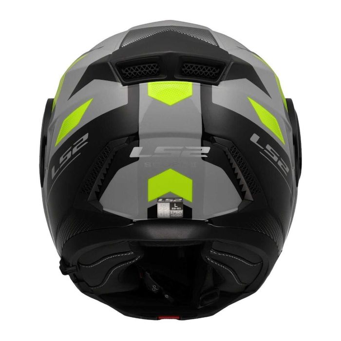 Casco Modulare Ls2 Ff902 Scope II Duria Grey H-v Yellow
