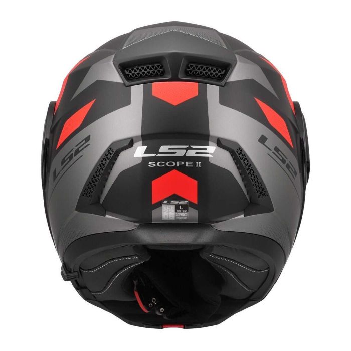 Casco Modulare Ls2 Ff902 Scope II Duria Black Red