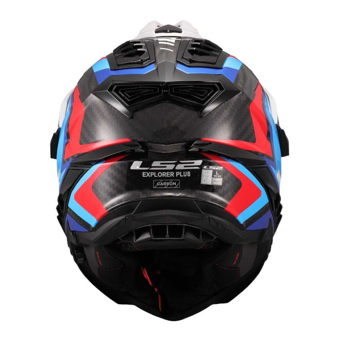 Casco Adventure Ls2 Mx701 Explorer C Frontier II White Blue