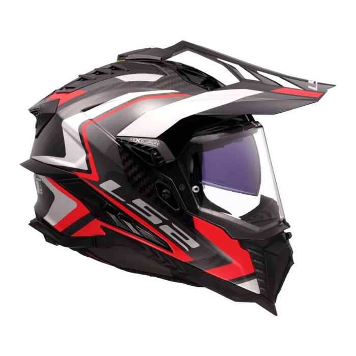 Casco Adventure Ls2 Mx701 Explorer C Frontier II Red