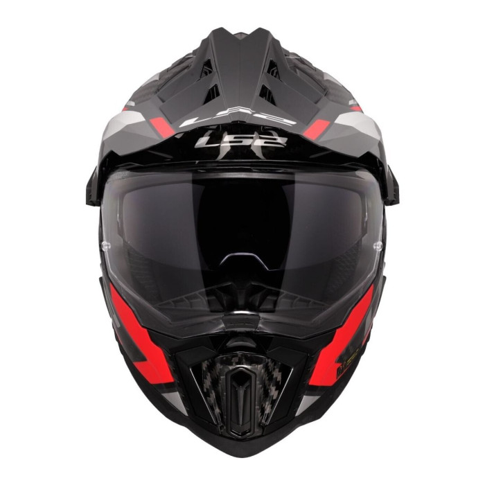 Casco Adventure Ls2 Mx701 Explorer C Frontier II Red