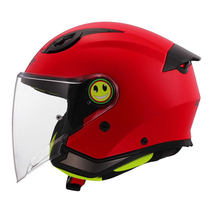 Casco Jet Ls2 Of622 Funny Ii Solid Red
