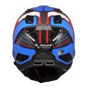 Casco Adventure Ls2 Mx703 X-force Galuo White Red Blue
