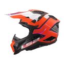 Casco Adventure Ls2 Mx703 X-force Galuo Orange