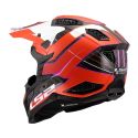 Casco Adventure Ls2 Mx703 X-force Galuo Orange