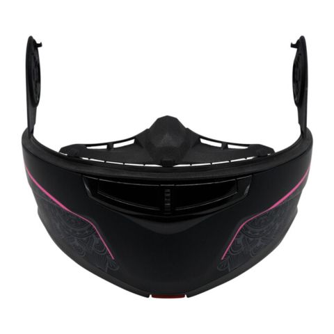 Ls2 Ff908 Chin Bar Lux M.black Pink
