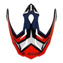 Frontino Ls2 Per Casco Mx701 Focus G.blue Withe Red