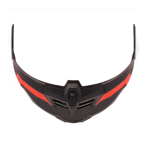Ls2 Ff906 Chin Bar Bend Matt Black Red